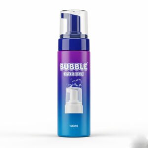 Professional-Grade Gray: The BUBBLE HAIR DYE Solution